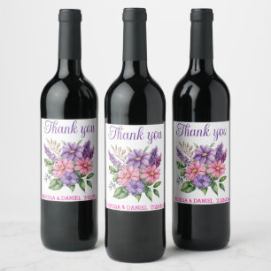 Vielen Dank für Ihre Weinlust Weinetikett