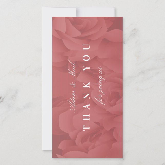 Vielen Dank für Ihren Beitritt zur US Card | Elega Dankeskarte (Vorderseite)