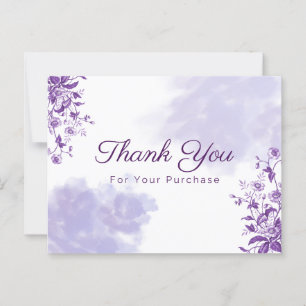 Vielen Dank für Ihren Einkauf  Postkarte