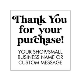 Vielen Dank für Ihren Kauf Small Business Custom Permastempel