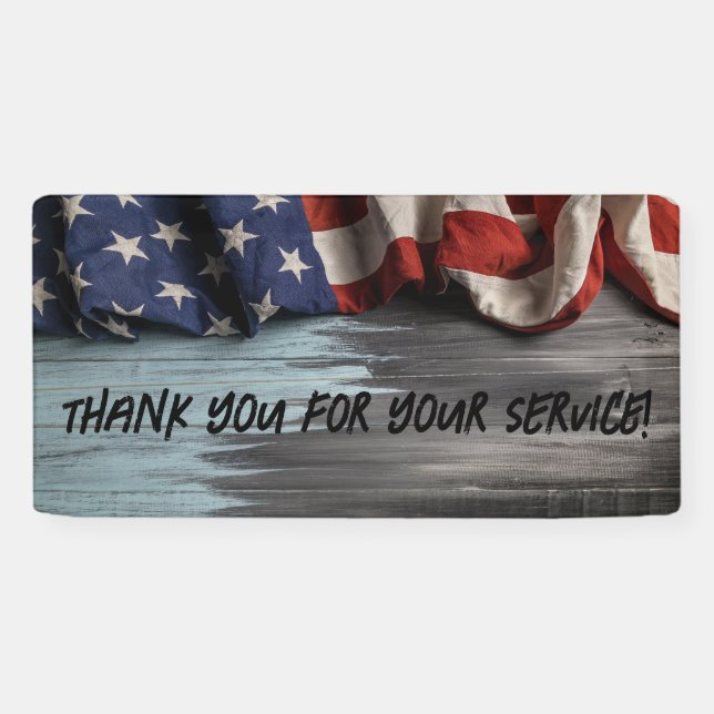 Vielen Dank für Ihren Service Banner (Horizontal)