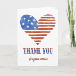 Vielen Dank für Ihren Service Karte