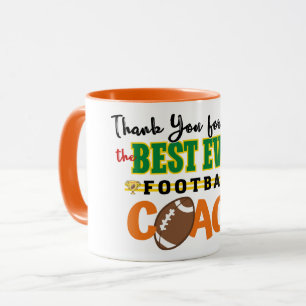 Vielen Dank Fußball Coach Tasse