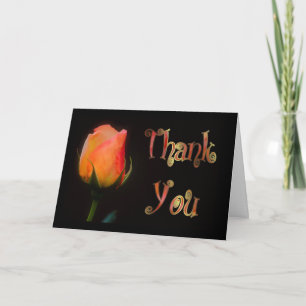 Vielen Dank gekümmert Wertschätzung schätzen Rose Dankeskarte