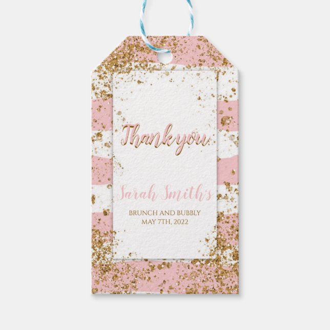 VIELEN DANK GESCHENKANHÄNGER (Vorderseite)