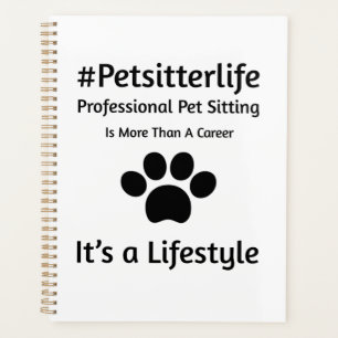 Vielen Dank Geschenkideen für Pet Sitter Planer