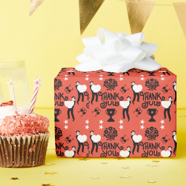 Vielen Dank Geschenkpapier (Geburtstagsparty)