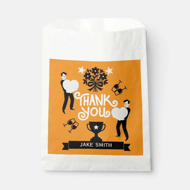 Vielen Dank Geschenktütchen (Vorderseite)