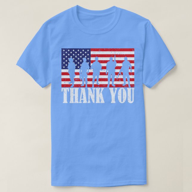 Vielen Dank, Glückwunsch Patriots Day T-Shirt (Design vorne)