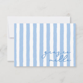 Vielen Dank, Grazie Mille Italienische Note Card Mitteilungskarte