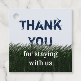 Vielen Dank, Green Grass und Sky Guest Apprecive Geschenkanhänger
