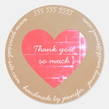 Vielen Dank Handmade by Heart Website EMail Phone