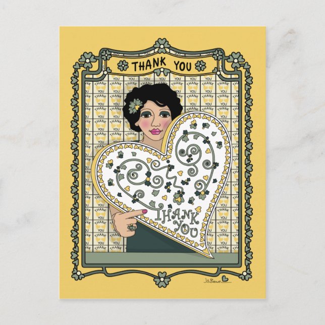 Vielen Dank, Herr_C_ Postcard Postkarte (Vorderseite)