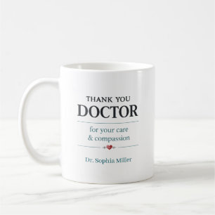 Vielen Dank Herr Doktor Persönliche Betreuung und Kaffeetasse