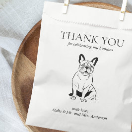 Vielen Dank Hund Leckerei Haustier Zeichnend Gastg Geschenktütchen