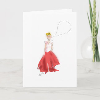 Vielen Dank. Ich bin sprachlos Dankeskarte