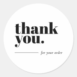 Vielen Dank Ihnen Stickers Business Schlicht einfa