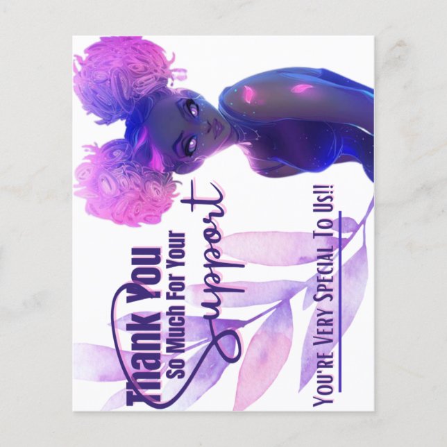 Vielen Dank, Ihr Card Flyer (Vorne)