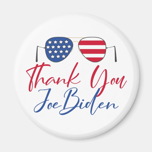 Vielen Dank Joe Biden Gedenk Magnet (Vorne)