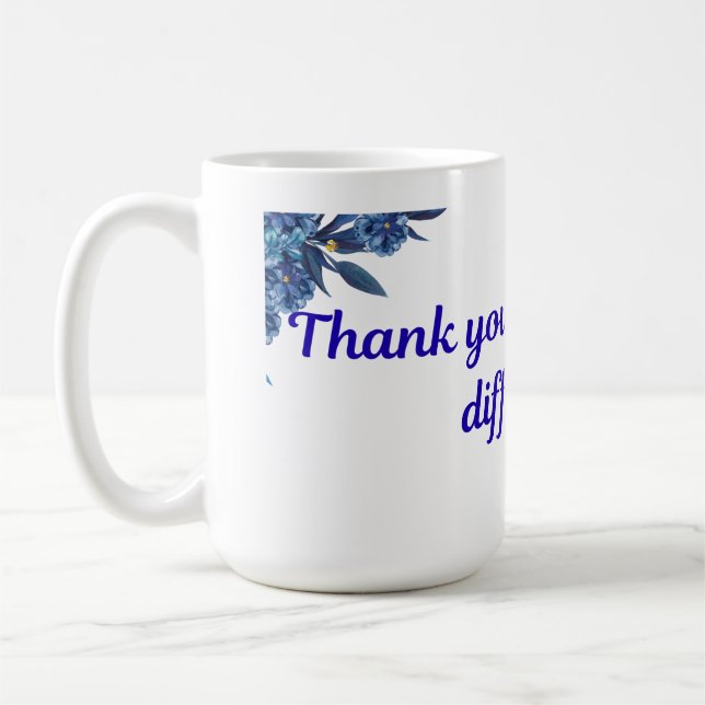 Vielen Dank Kaffeetasse (Links)