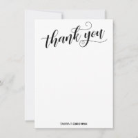 Vielen Dank, Kalligraphie, Burgund, Blush-Rose