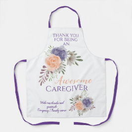 Vielen Dank Karriere Floral Blume Lila Schürze