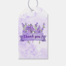 Vielen Dank Karte Lavendel Hochzeit Geschenkanhänger