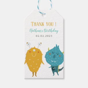 Vielen Dank Kleines Monster Baby Dusche Geschenkar Geschenkanhänger