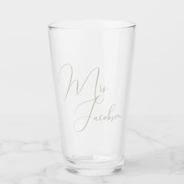 Vielen Dank Klienten Hochzeitsgeschenk Seite Grün Glas