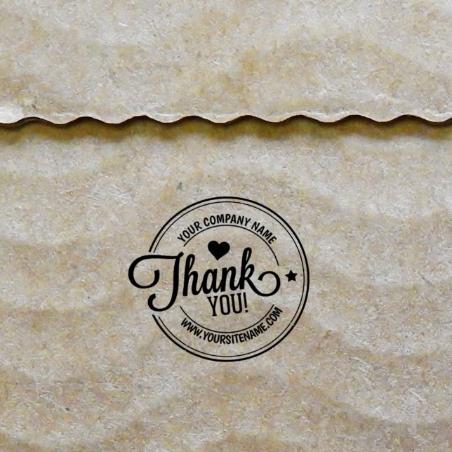 Vielen Dank, kundenspezifisches Geschäft und Websi Gummistempel (Von Creator hochgeladen)