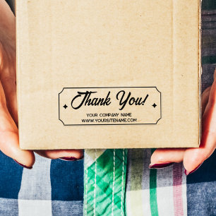 Vielen Dank, kundenspezifisches Unternehmen und We Gummistempel