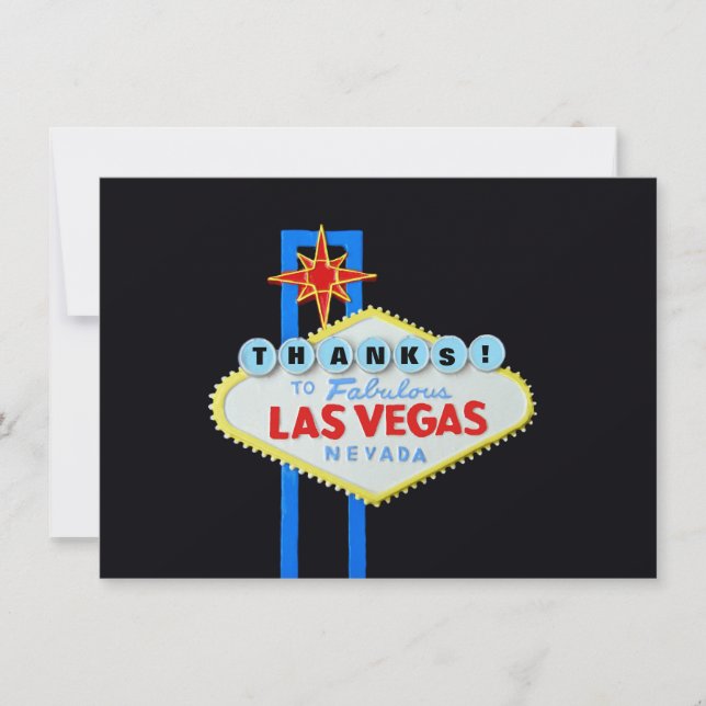 Vielen Dank, Las Vegas Events Ankündigung (Vorderseite)