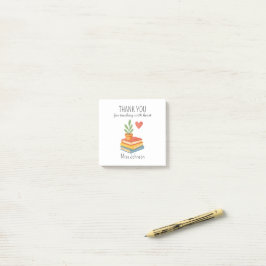 Vielen Dank Lehrer - herzliche Wertschätzung Gesch Post-it Klebezettel