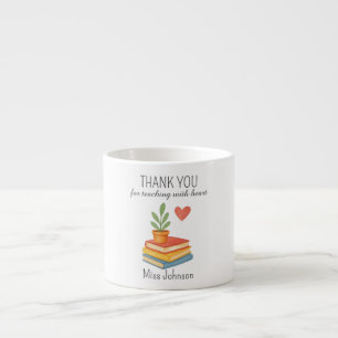 Vielen Dank Lehrer - herzliches Dankeschön Geschen Espressotasse
