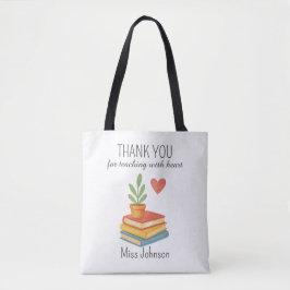 Vielen Dank Lehrer - herzliches Dankeschön Geschen Tasche