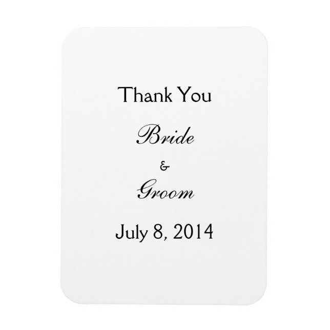 Vielen Dank Magnet (Vertikal)