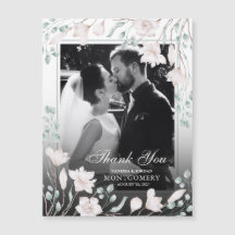 Vielen Dank Magnolia Eucalyptus Wedding Foto