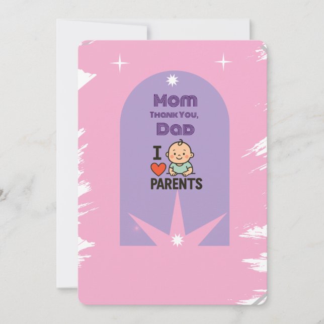 Vielen Dank, Mama & Vater - Global Day of Parents  (Vorderseite)