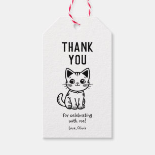 Vielen Dank mit niedlichen Farben. Geschenkanhänger