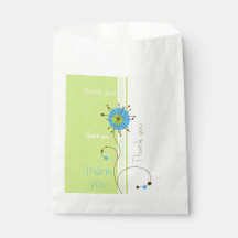 Vielen Dank, Modern Simple Blumen Green
