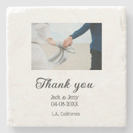 Vielen Dank, moderne einfache Hochzeitsnahrung Steinuntersetzer