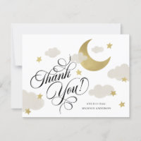 Vielen Dank, Moon Stars Cloud Baby Dusche
