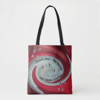 Vielen Dank Musiklehrer Red Wirbel Musical Notes