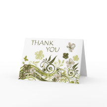 Vielen Dank (Olive Green Floral)