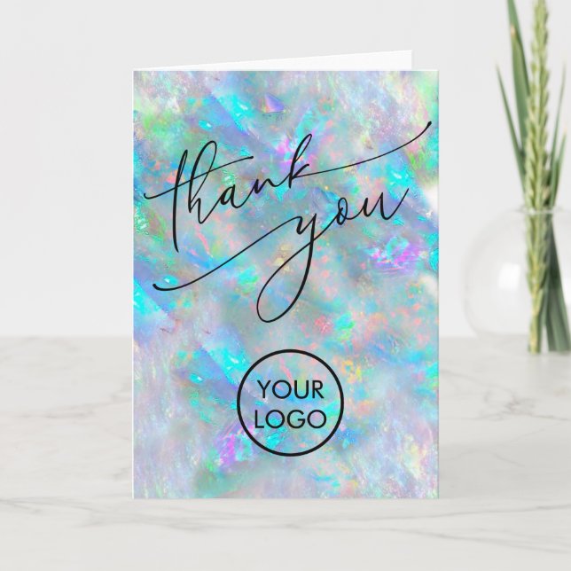 Vielen Dank Opal-Texturkarte Karte (Vorderseite)