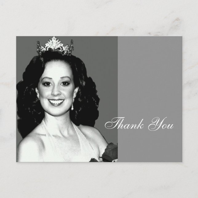 Vielen Dank Pageant Postcard Postkarte (Vorderseite)