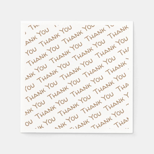 Vielen Dank Paper Napkins Serviette (Vorderseite)
