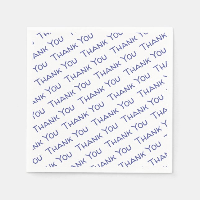 Vielen Dank Paper Napkins Serviette (Vorderseite)
