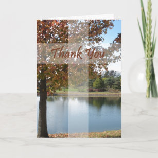 Vielen Dank - Pastor Wertschätzung mit Herbstbaum Dankeskarte