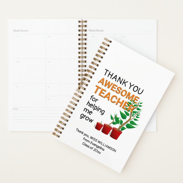 Vielen Dank PHANTASTISCH LEHRER Planer (Anzeige)